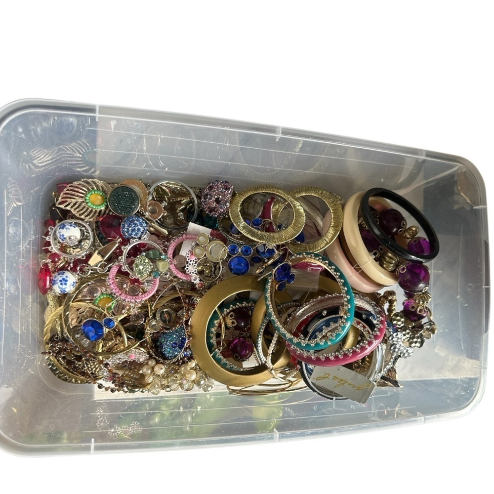 Mystery Jewelry Lot Unsorted Vintage To Modern Costume